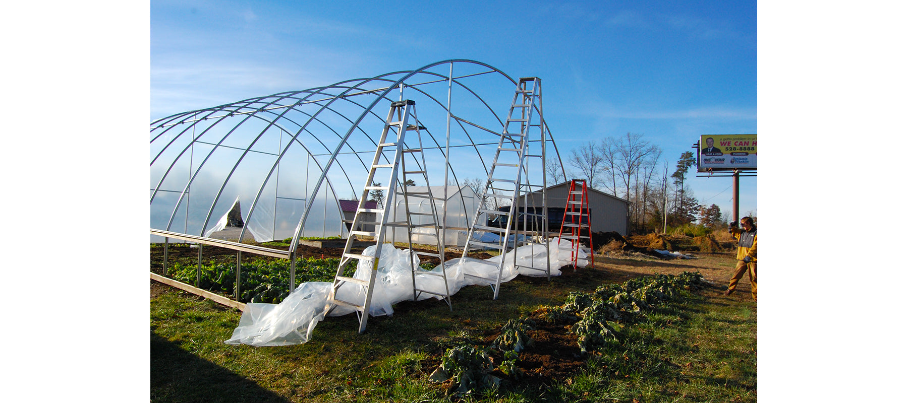 Super-Duty Greenhouse Installation