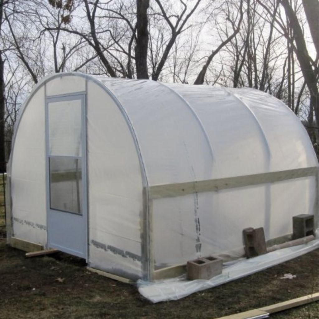 10' Low Sidewall Greenhouse Frame