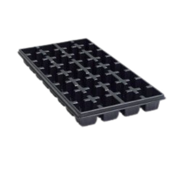 4.25 Black Deep Square Greenhouse Pots - P107D - Grower's Solution