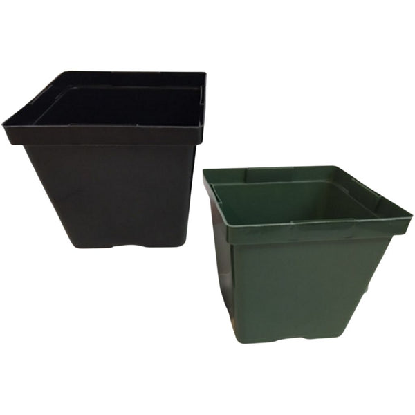 4 litre plant pots 4" Square Greenhouse Pots - Available by case or individual pots