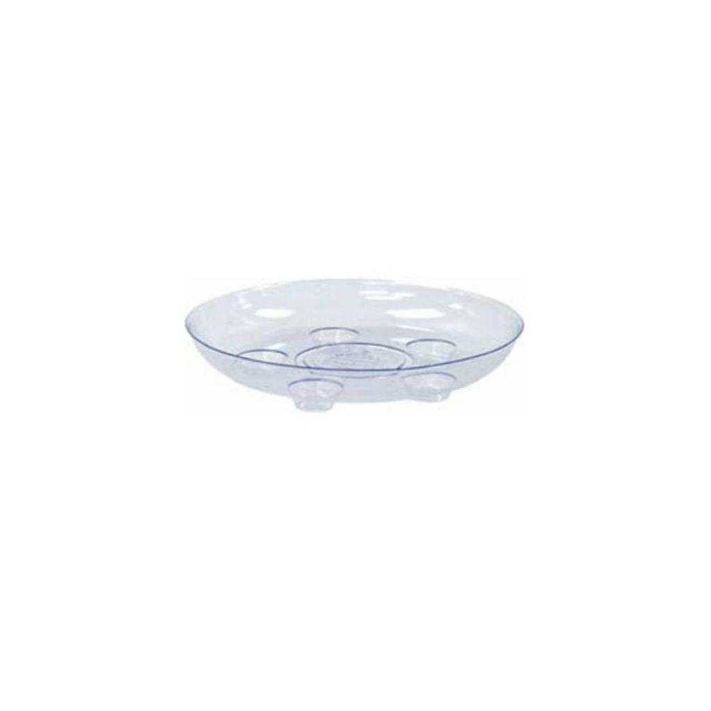 8" Clear Carpet Saver Plant Saucers - Curtis Wagner
