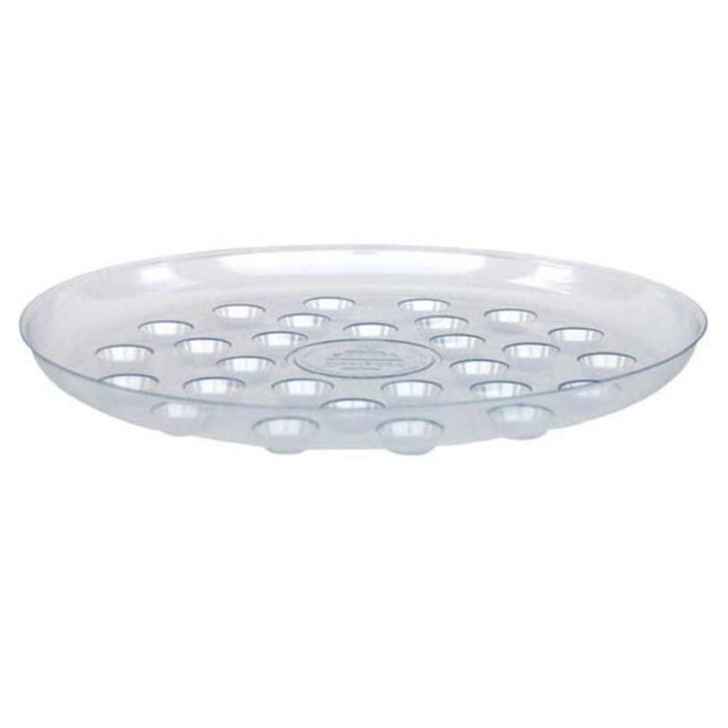 16&quot; Clear Carpet Saver Plant Saucers - Curtis Wagner