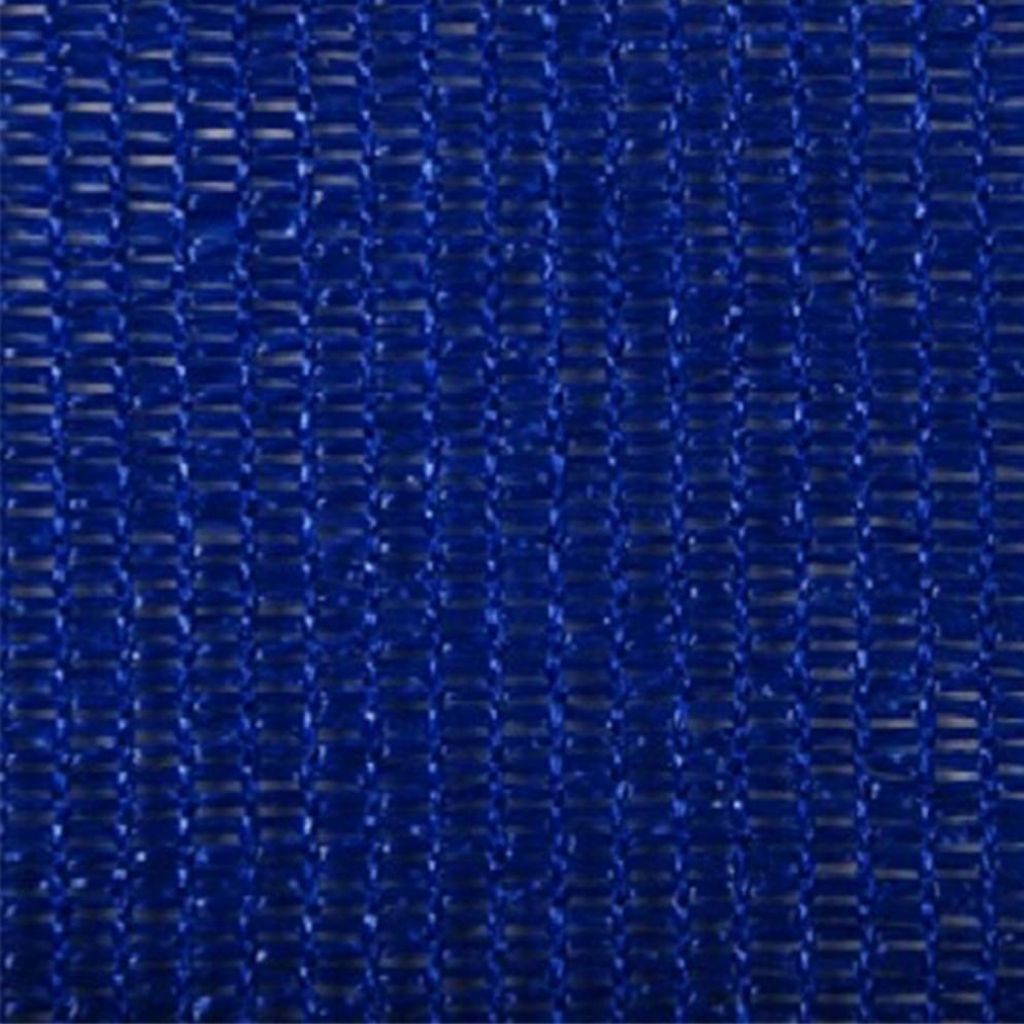 60% Blue Shade Cloth / Screen with Finished Edges & Grommets