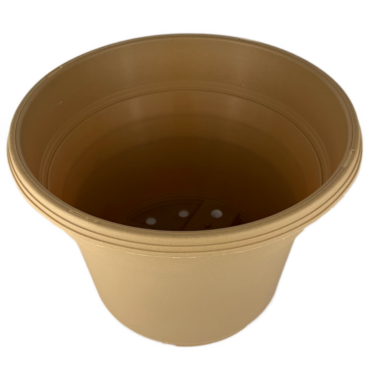 empty plant pot 12" Beige Color Pots