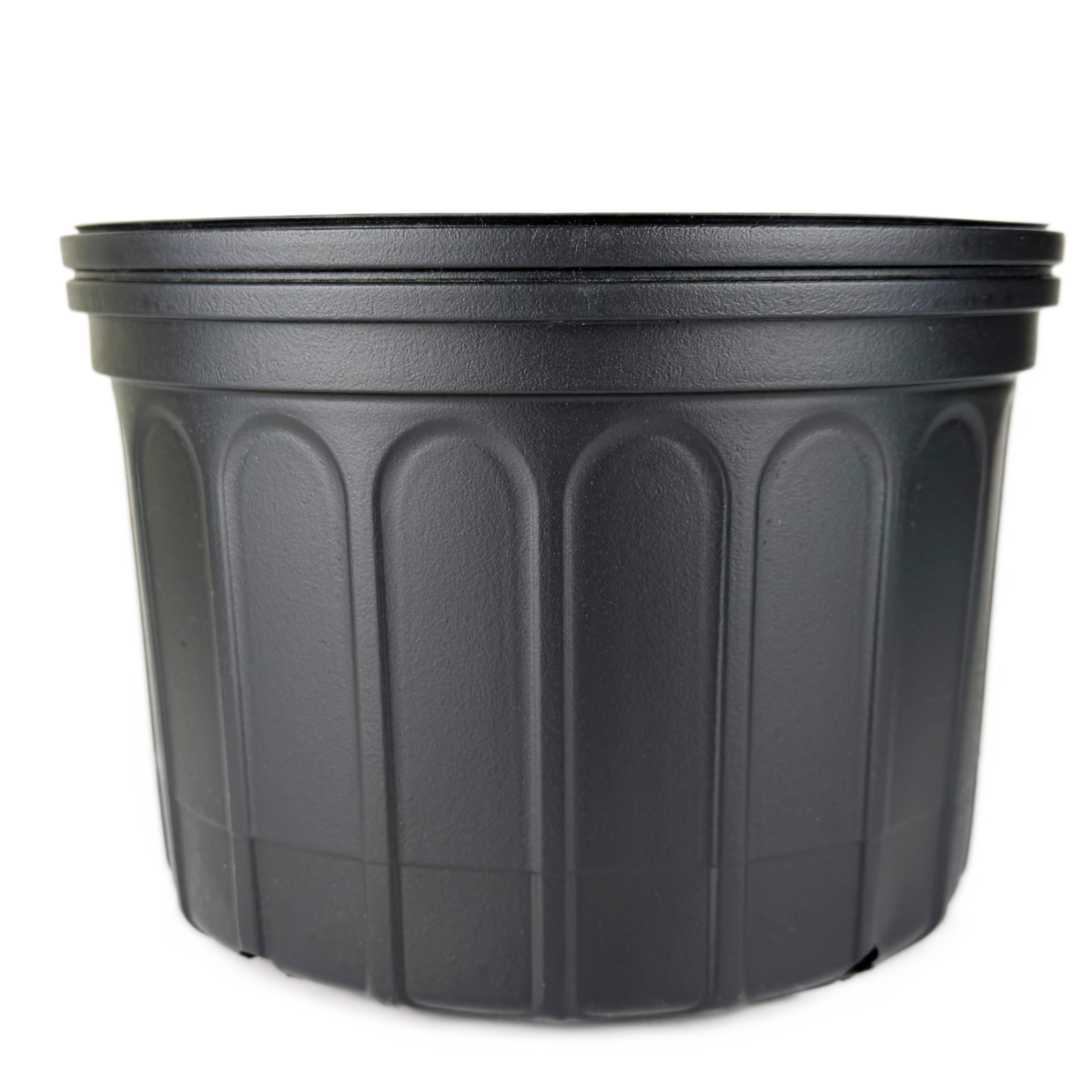 3.5 gallon plant pot 3 Gallon Squat Black Nursery Pots