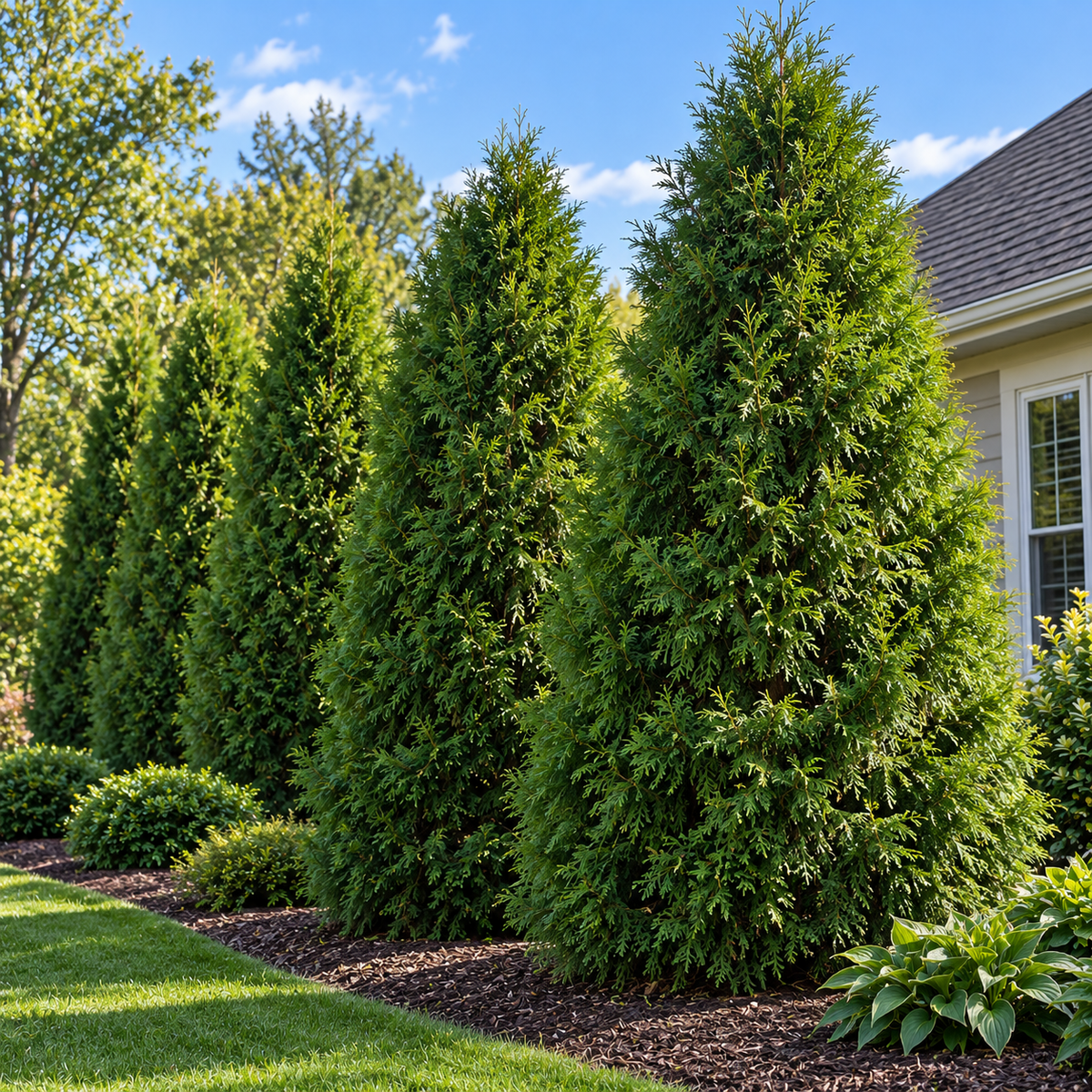 Thuja Green Giant Arborvitae - Thuja standishii x plicata 'Green Giant'