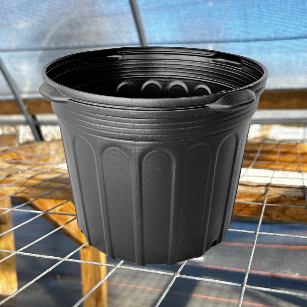 7 inch plastic plant pots 7 Gallon Full Black Nursery Pots