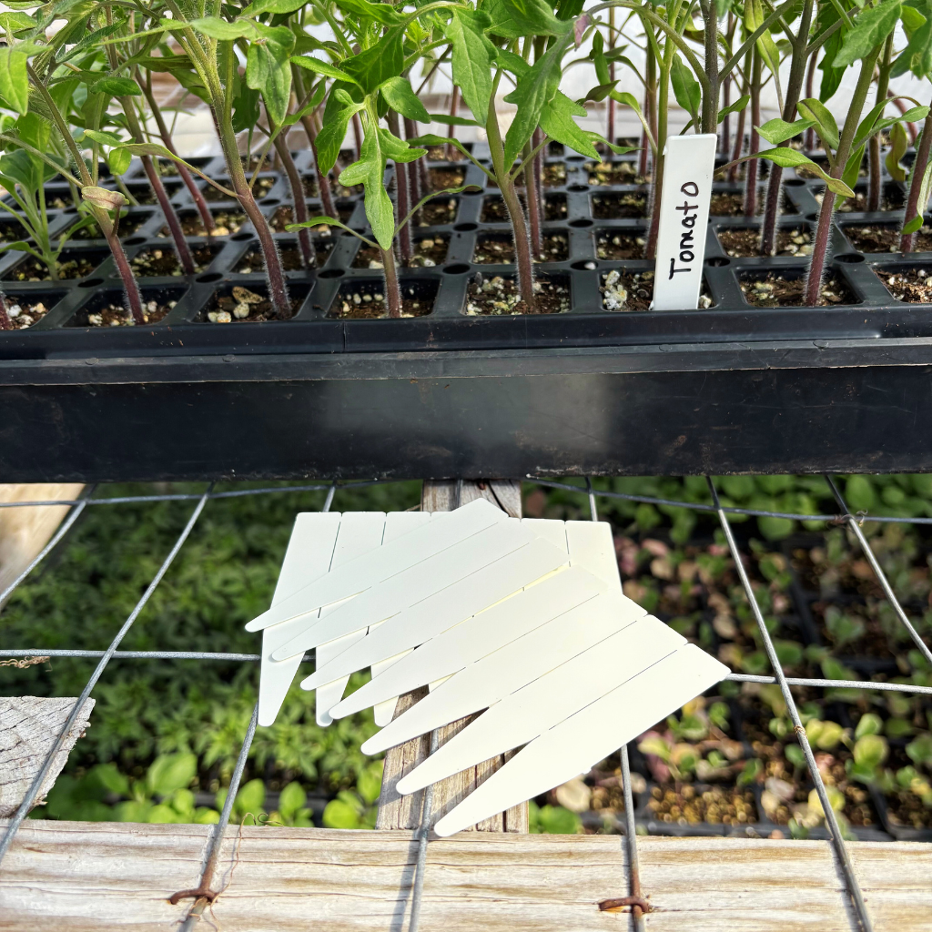 white plastic plant labels White Plastic Labels