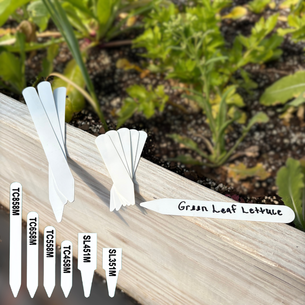 plastic garden plant labels DP Industries White Plastic Labels
