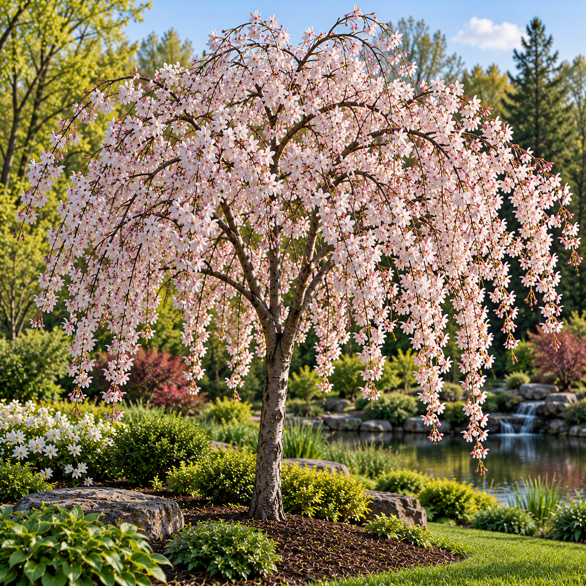 Weeping Yoshino Cherry - Prunus x yedoensis 'Shidare Yoshino'