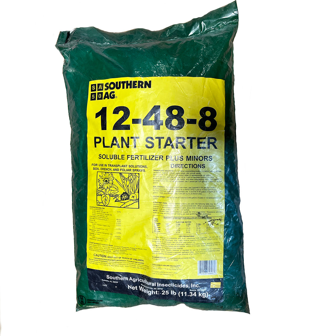 12-48-8 Plant Starter Soluble Fertilizer 25 lb Bag