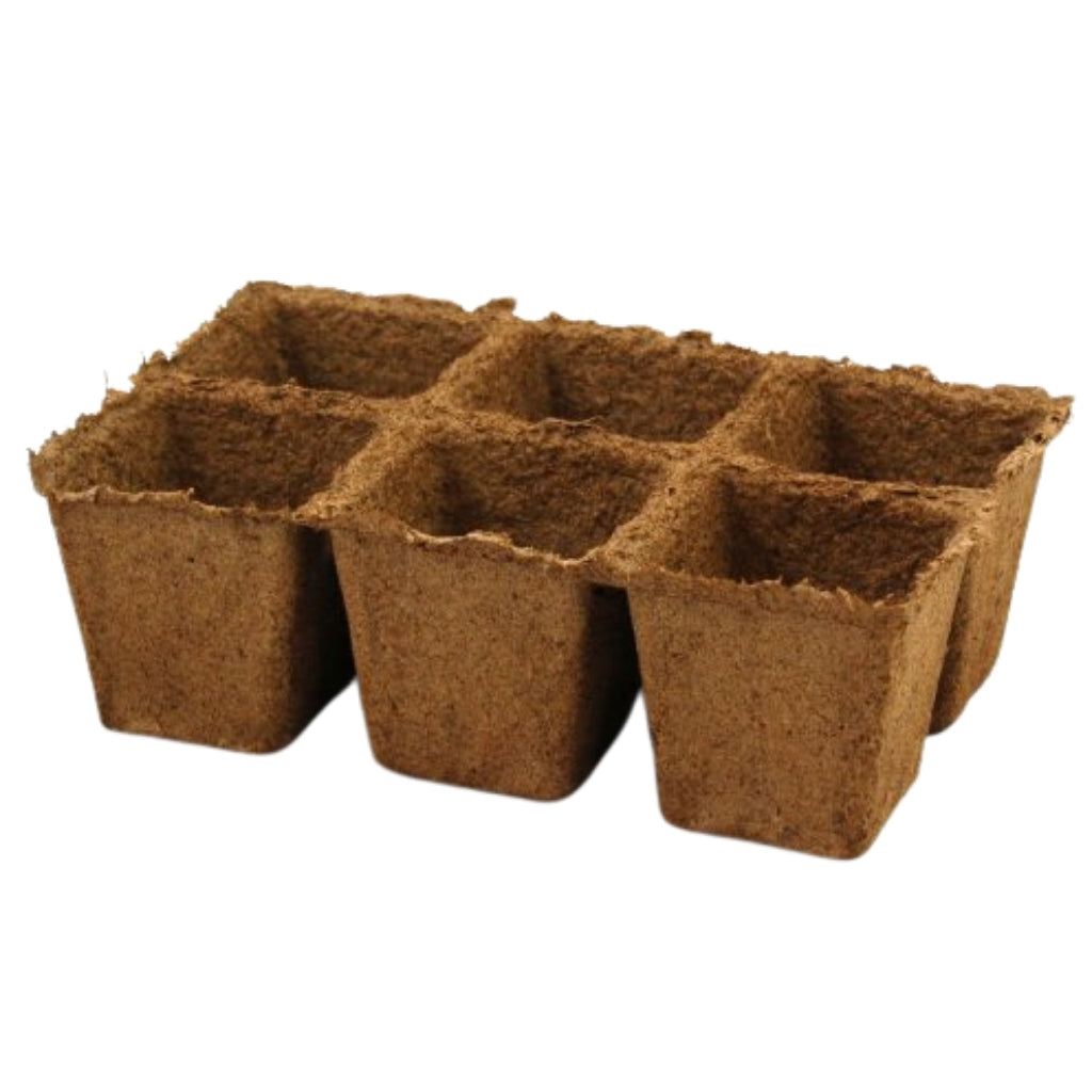 6 pack plant pots CowPots #3 6-cell 120 Pack