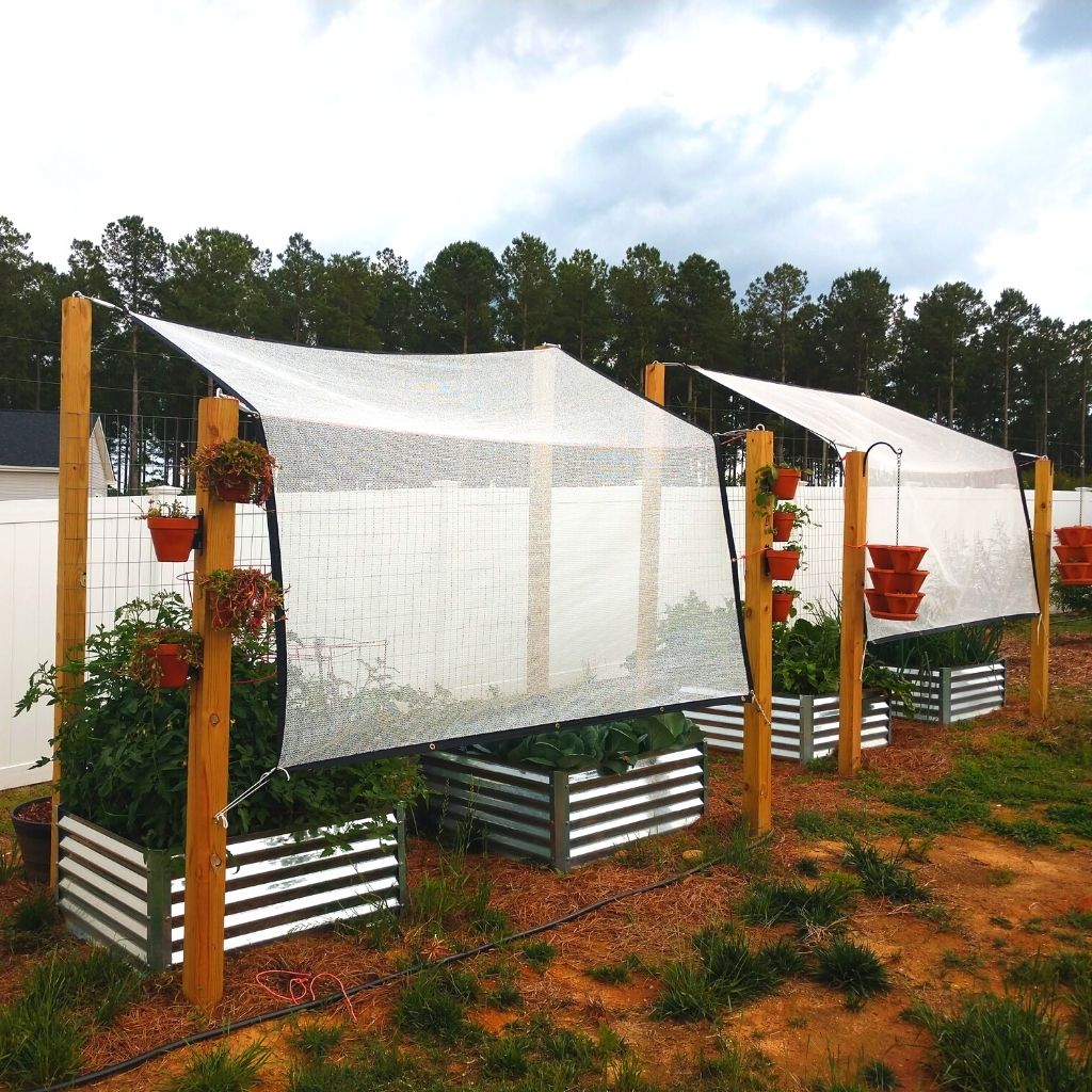 succulent shade cloth 20% White Pearl ChromatiNet® Woven Shade Cloth