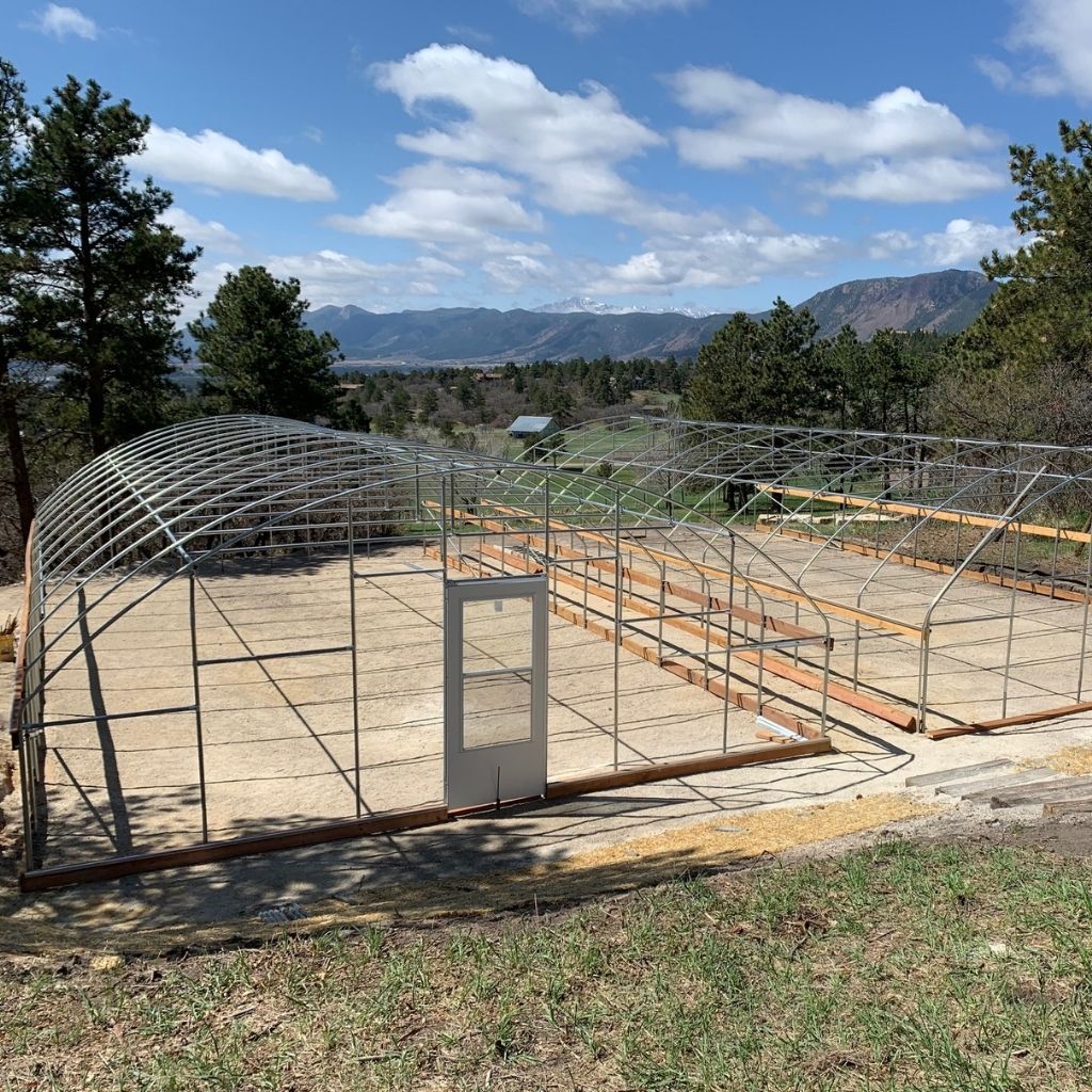 24' Low Sidewall Greenhouse Frame