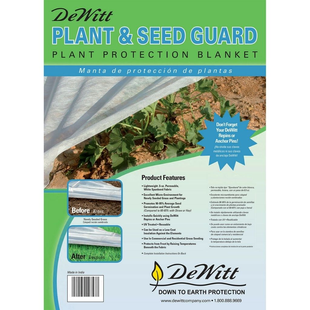 cover for newly planted grass seed Dewitt PG12 12' x 10' Plant & Seed Guard