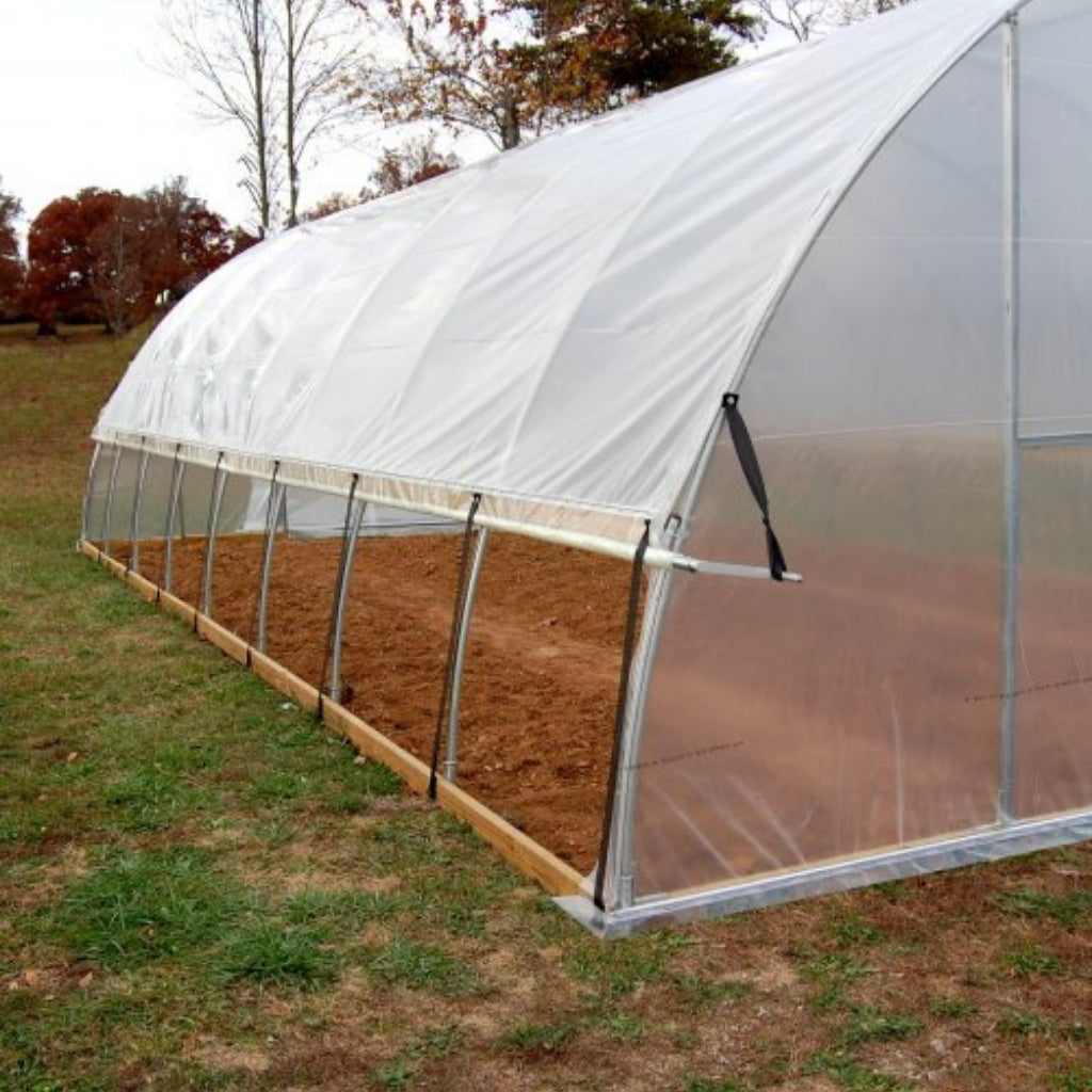 Roll-Up Greenhouse Sides - With No Pipe - Grower's Solution