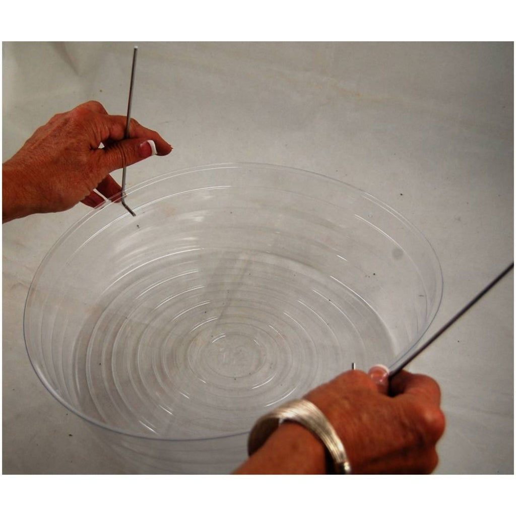 drip catcher for hanging plants Large Hanging Basket Drip Pan - 12 Inch - Clear Vinyl
