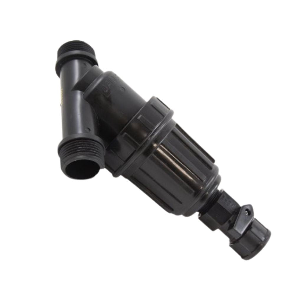 1" MIPT 'Y' Filter with Threaded Flush Cap