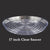 17" Clear Vinyl Plant Saucers - Curtis Wagner