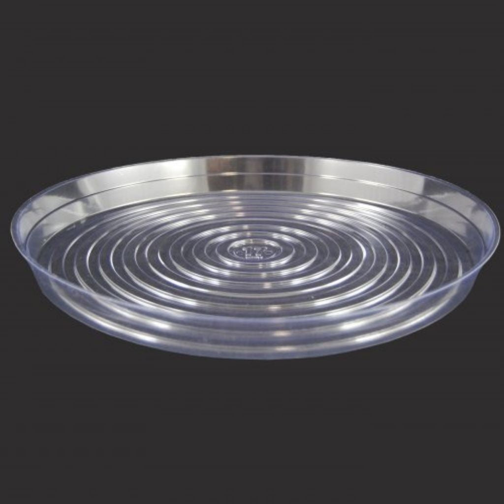 21&quot; Clear Vinyl Plant Saucers - Curtis Wagner