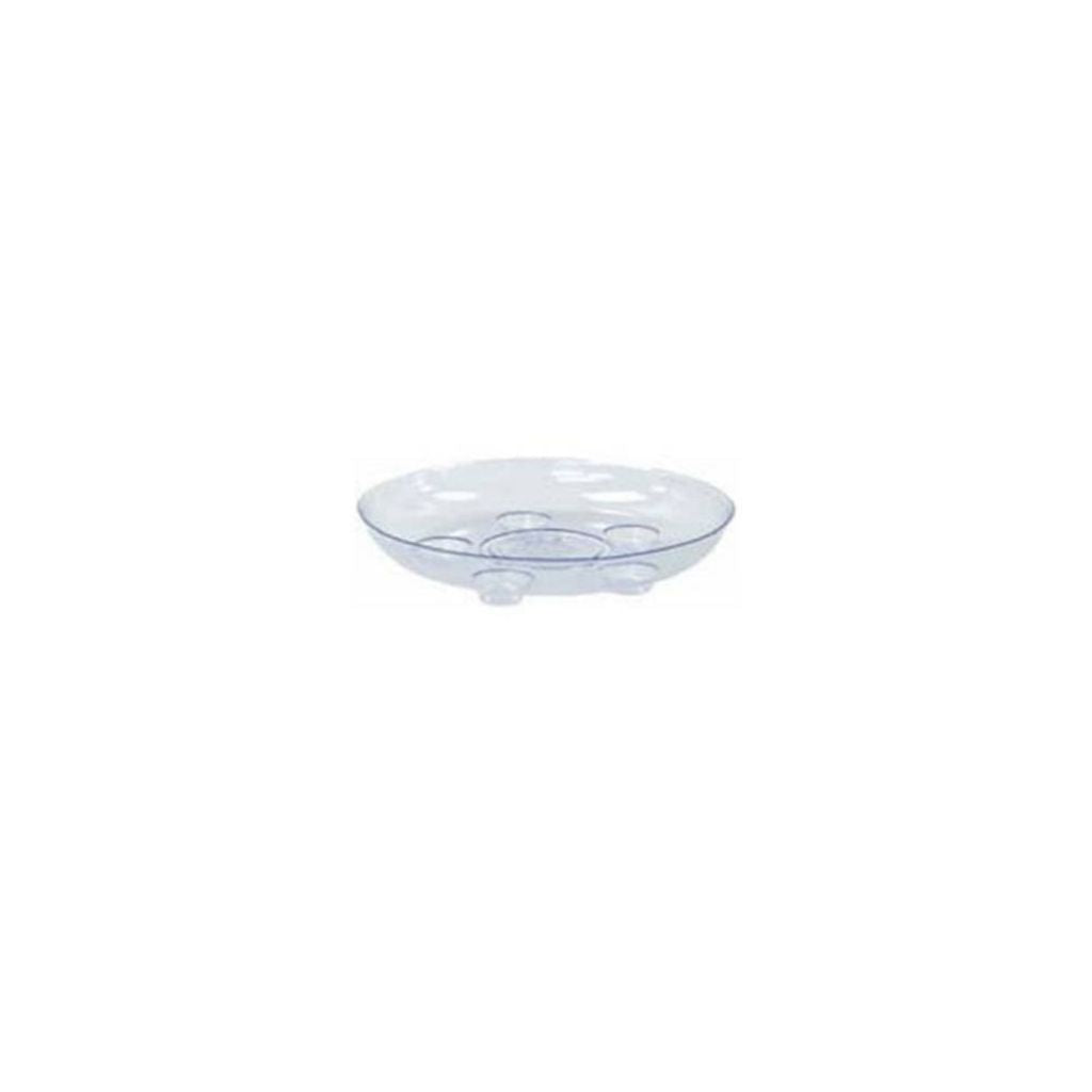 6" Clear Carpet Saver Plant Saucers - Curtis Wagner