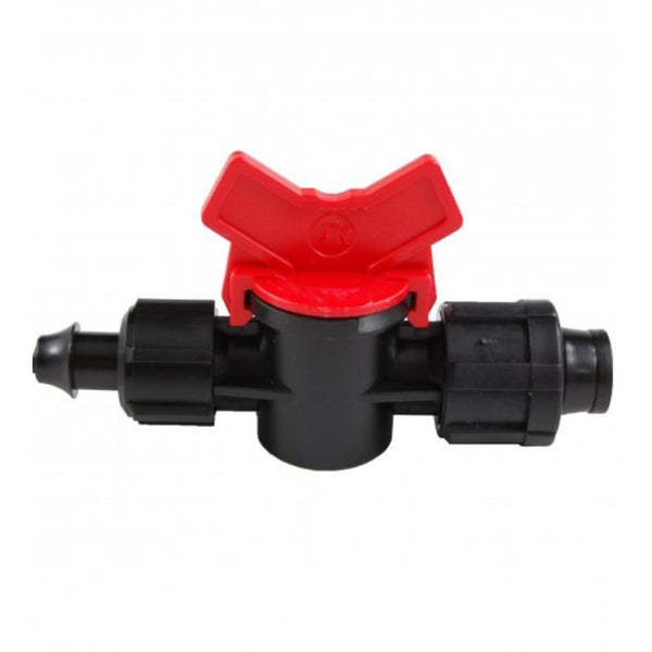 420 BV 06 LS Drip Tape Loc Fitting On/Off Valve - Grower's Solution