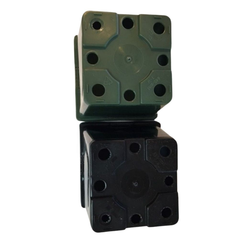 4 litre plant pots 4" Square Greenhouse Pots - Available by case or individual pots