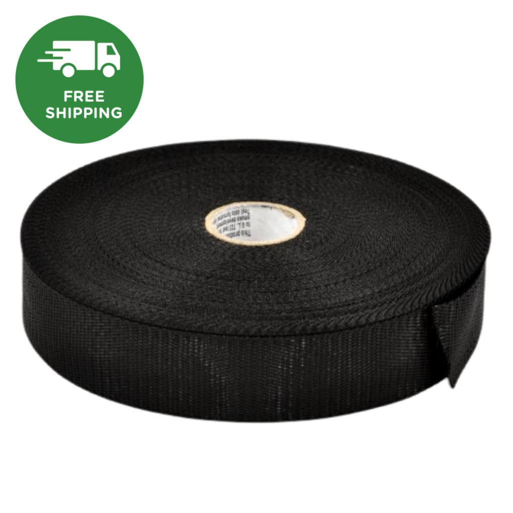 Black Batten Tape 1 3/4&quot; - Wind Strapping